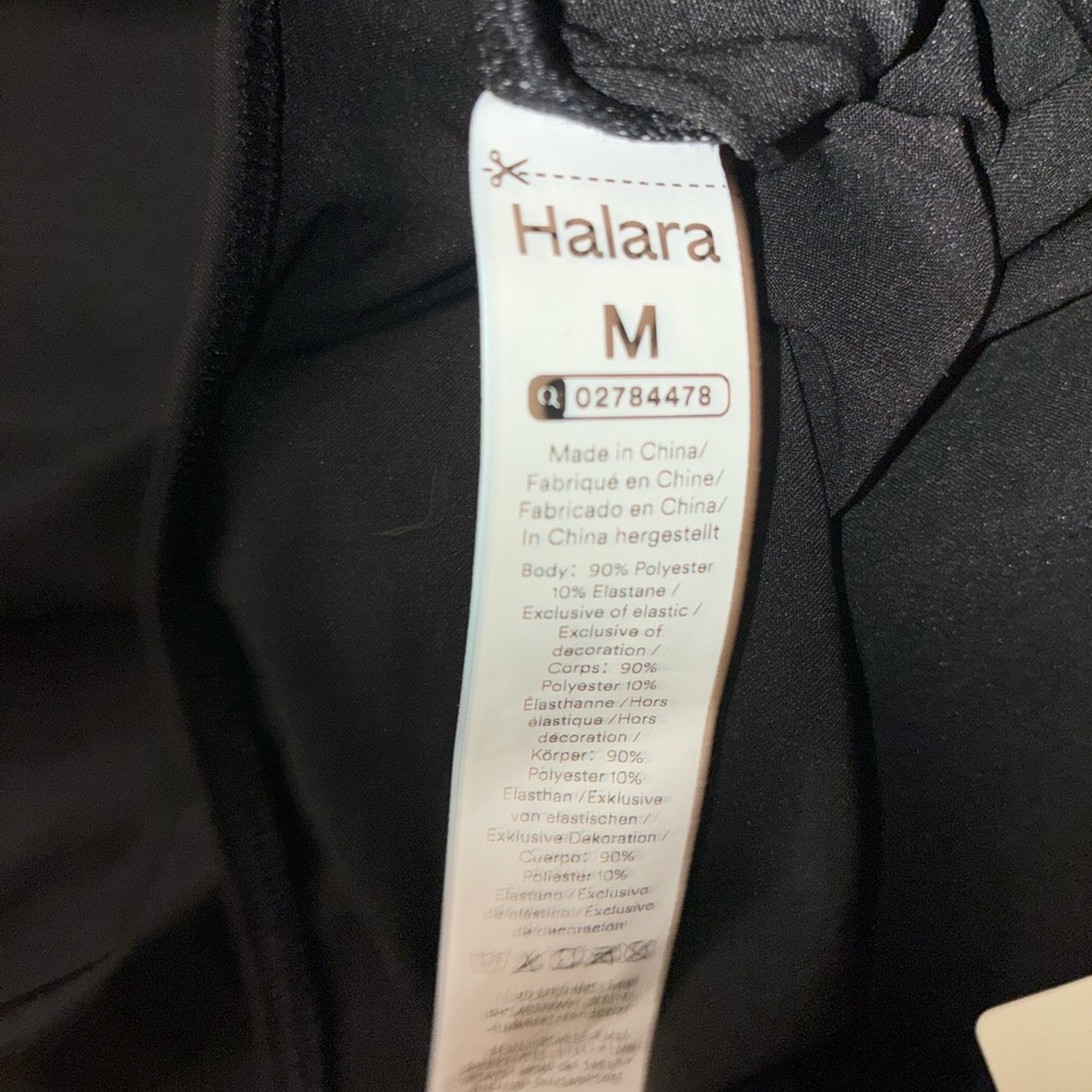 HALARA Elegant Black Long Sleeve Bodysuit - Picture 6 of 6